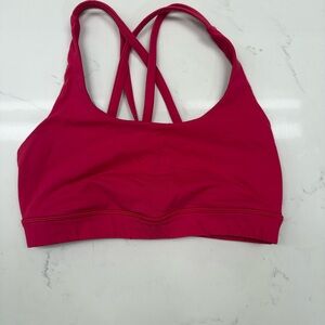lululemon athletica Strappy Sports Bra - Magenta